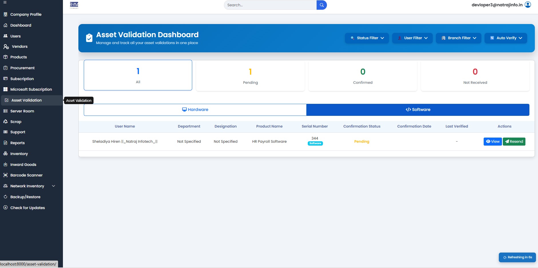 software Validation