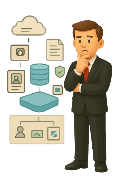 Tracker365 service contract management dashboard illustration