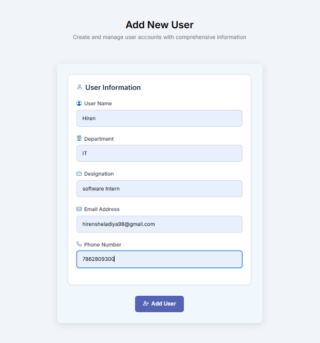 Add User