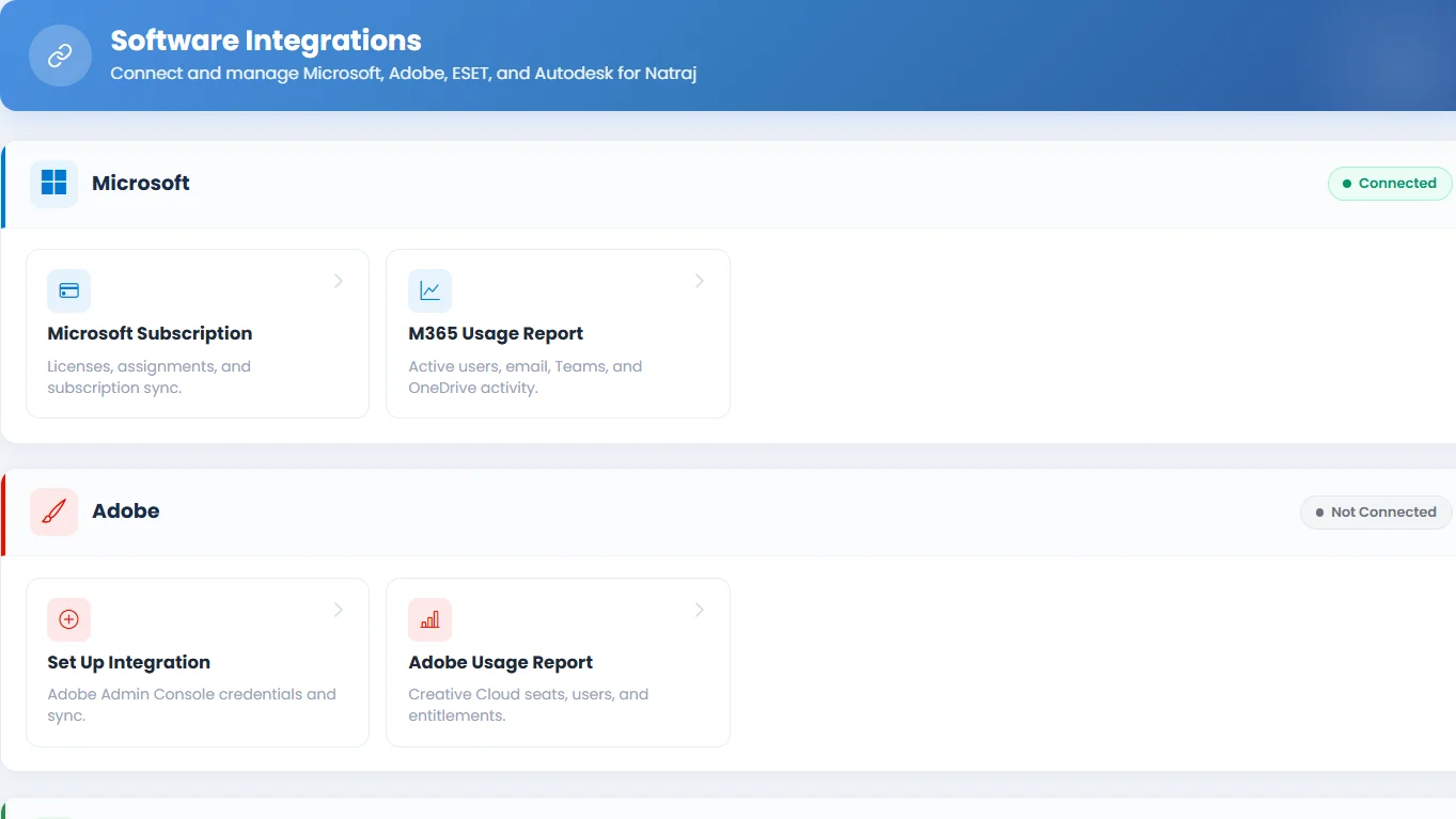 Tracker365 Integrations module