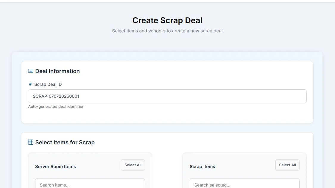 Tracker365 Scrap module